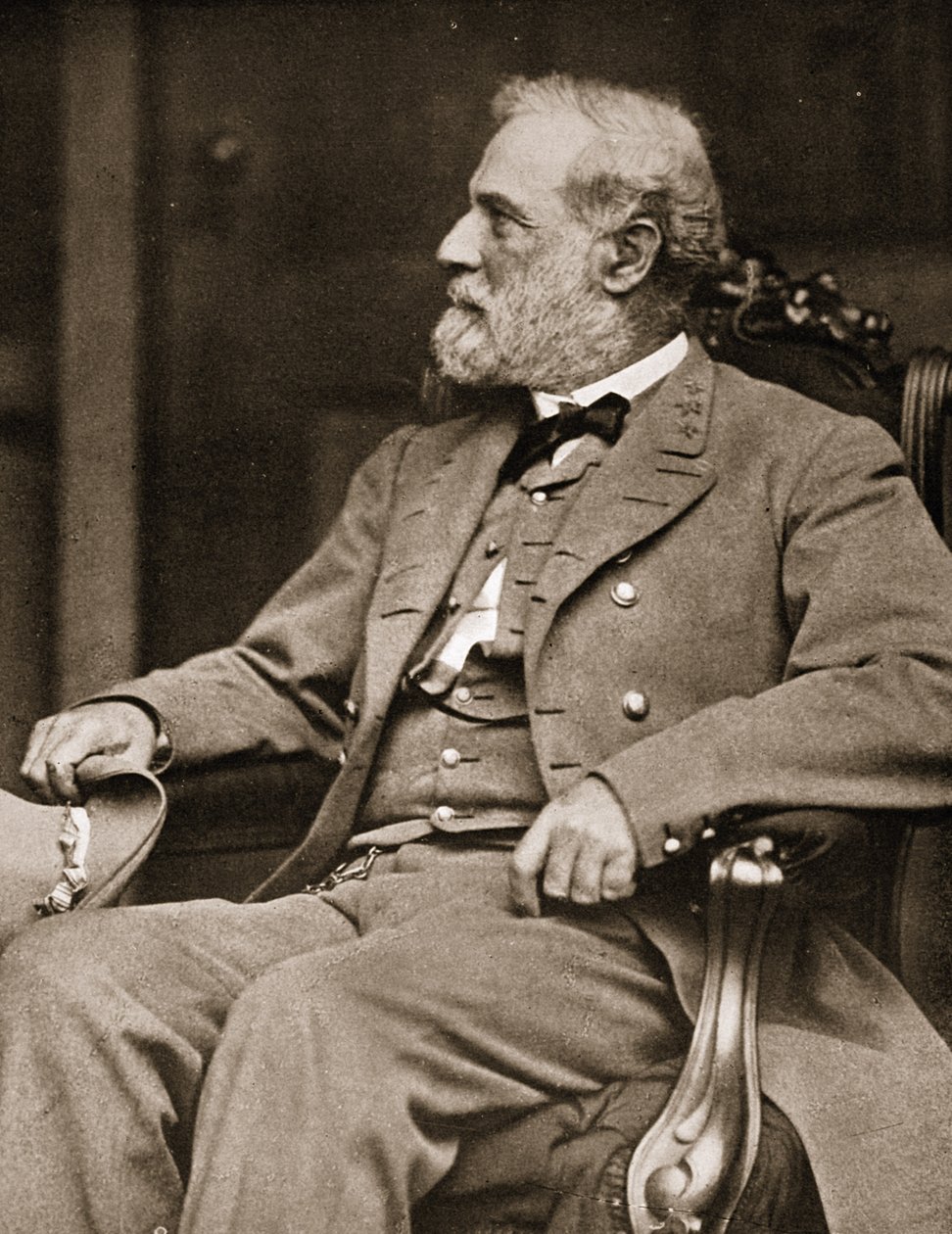 General Robert E. Lee sitter i sitt hus i Richmond, 1865 av Mathew B. Brady