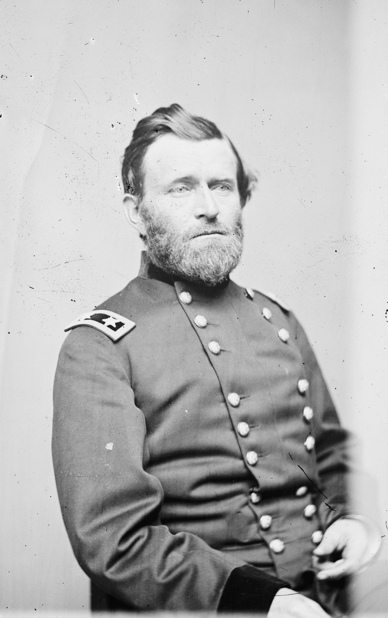 Generalmajor Ulysses S. Grant, officer i den federala armén, 1861-5 av Mathew B. Brady