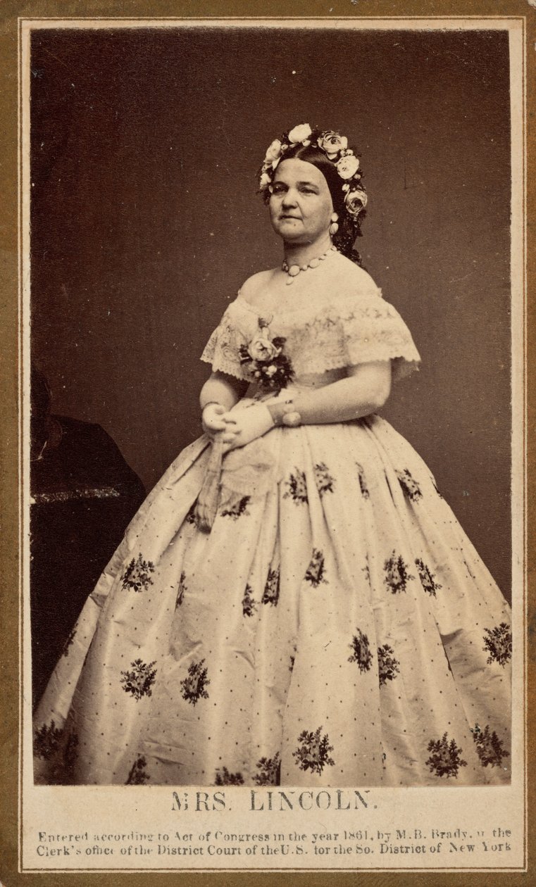 Mary Todd Lincoln,1861 (foto) av Mathew Brady
