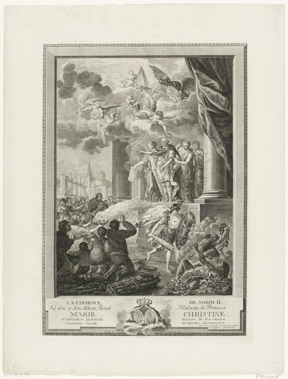 Kejsar Josef II:s nåd till protestanterna, 1783 La Clemence de Joseph II (titel på objekt) av Mathias de Sallieth