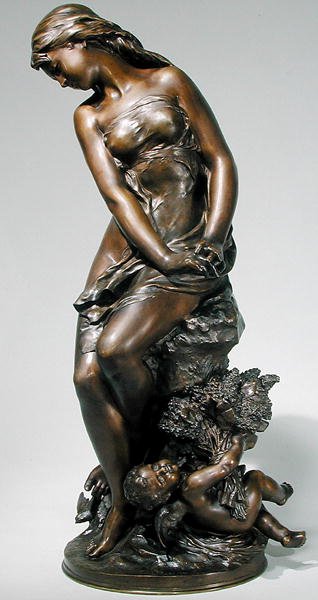 Allegory of Spring (brons) (se även 226235) av Mathurin Moreau