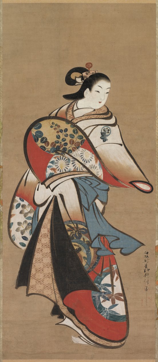 Kurtisan, 1716-1735. av Matsuno Chikanobu