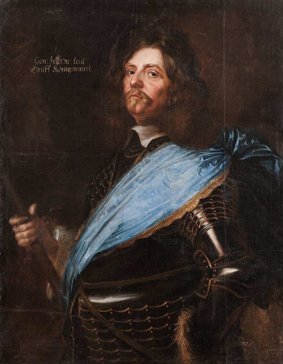 Fältmarskalk greve Hans Christoffer von Koenigsmarck, 1651 av Mattaus the Younger Merian