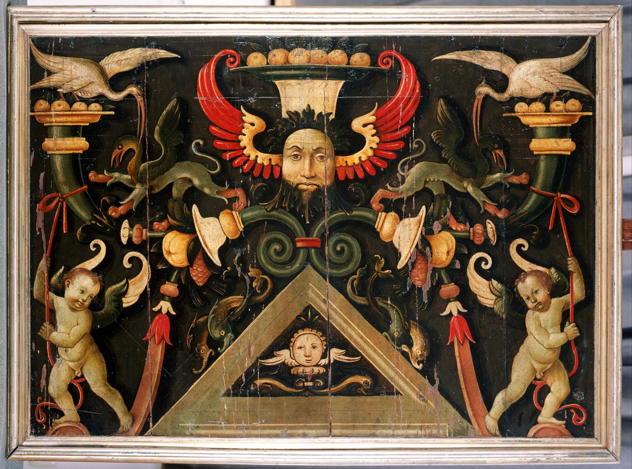 Grotesker, ca 1510-15 (tempera på furu) av Matteo di Giuliano di Lorenzo Balducci