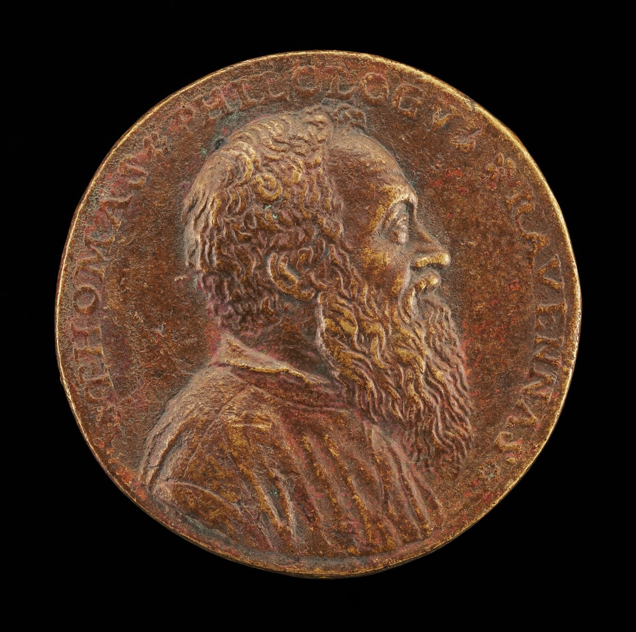 Tommaso Rangone, 1493-1577, läkare i Ravenna [framsidan], 1562. av Matteo Pagani