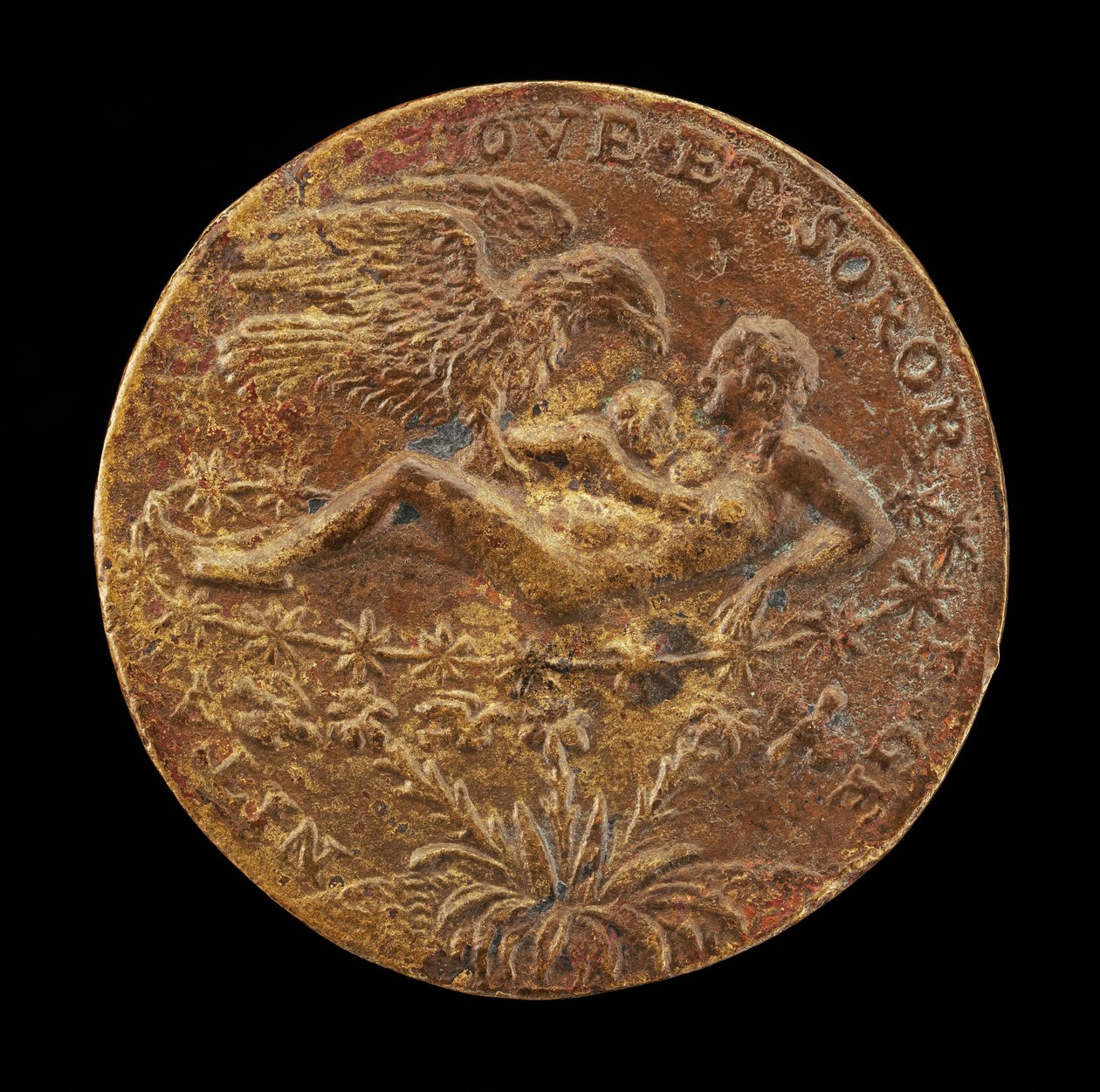 Jupiter som en örn som för med Hercules-barnet till Juno [omvänt], 1562. av Matteo Pagano