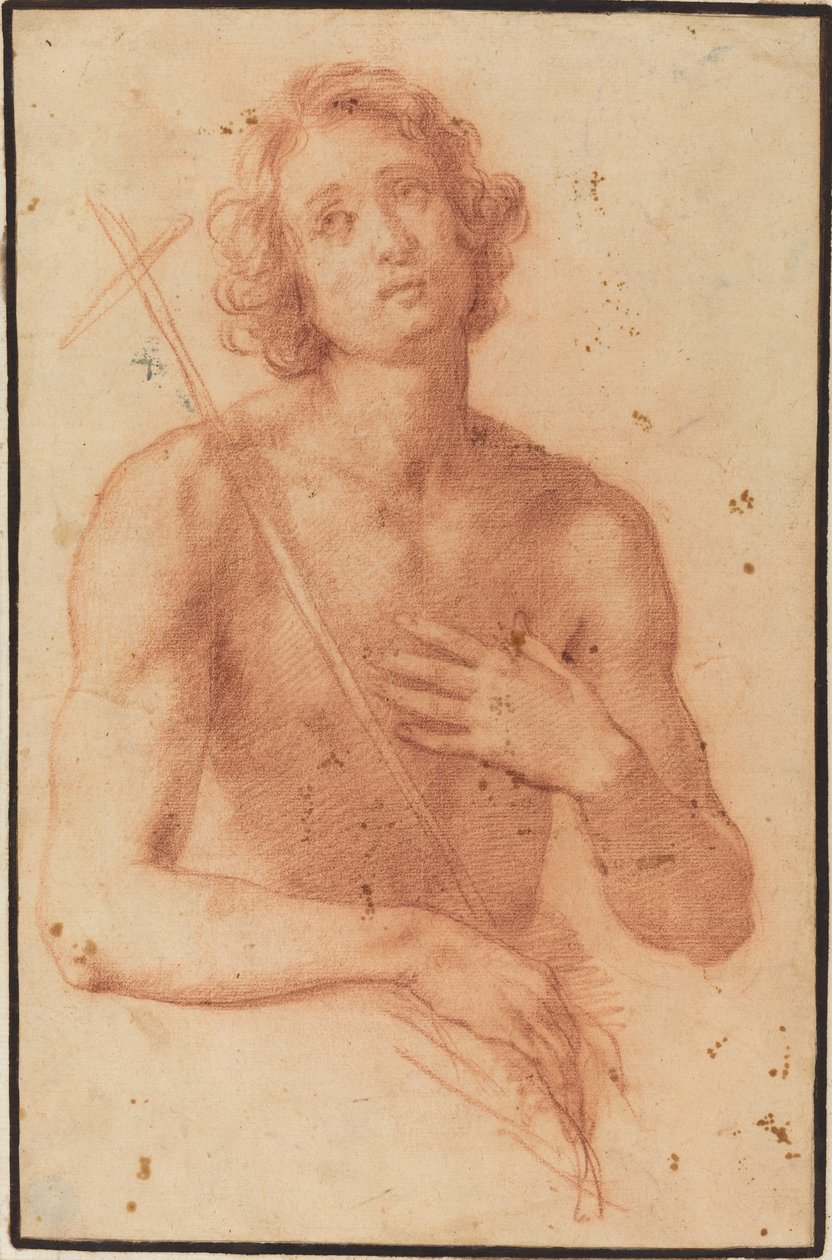 Sankt Johannes Döparen av Matteo Rosselli