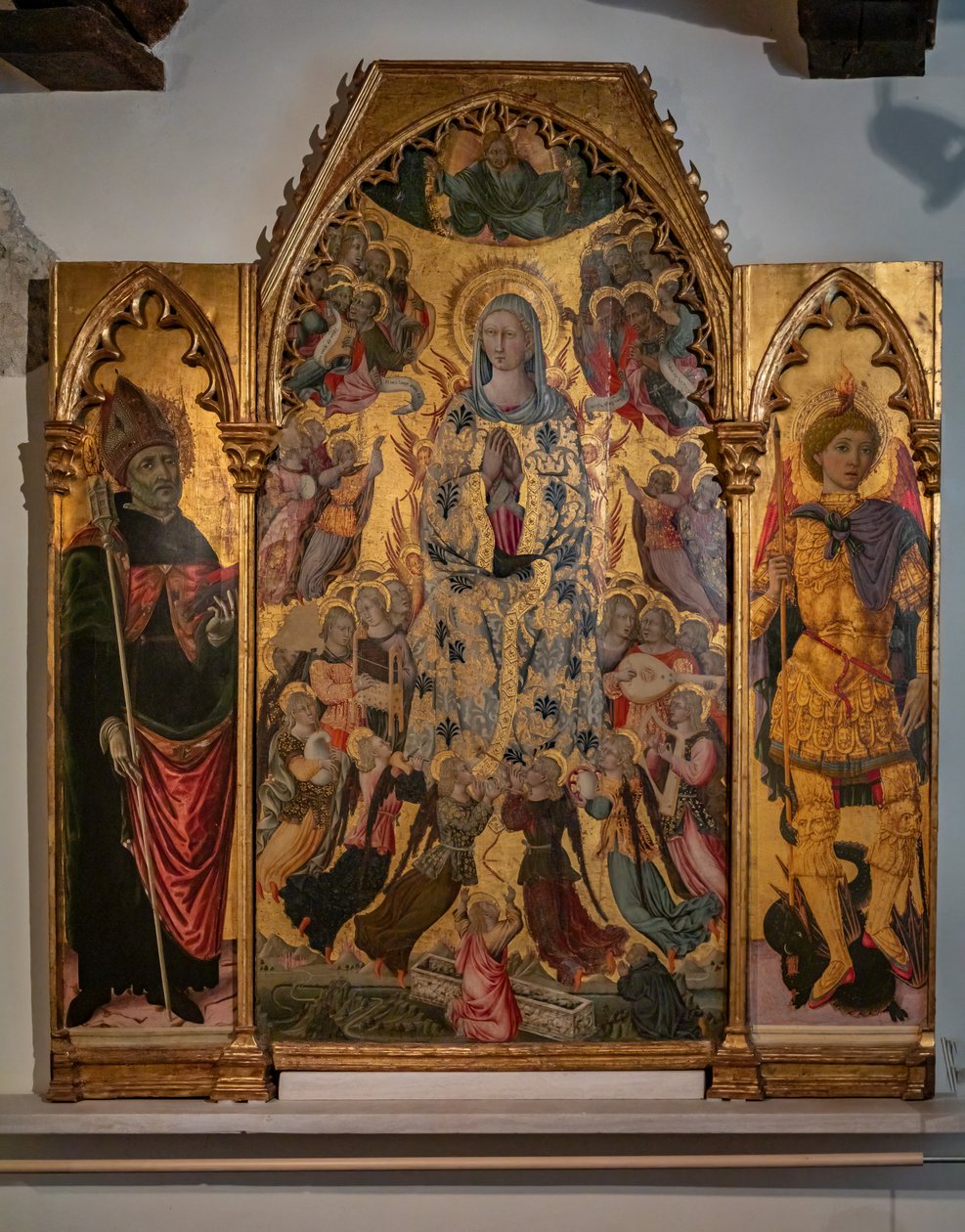Jungfru Marie himmelsfärd, första hälften av 1400-talet (tempera på trä) av Matteo di (c.1430 95) Giovanni