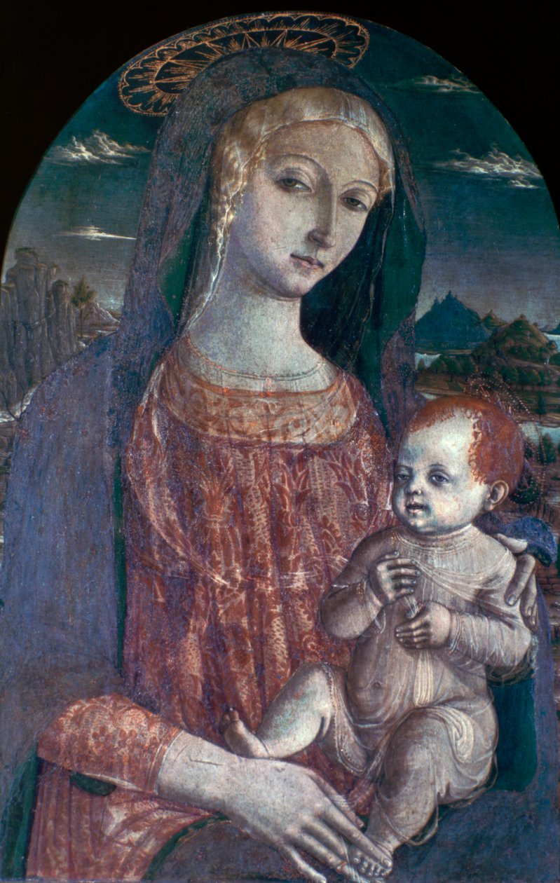 Madonna och barn, c1450-1495 av Matteo di Giovanni