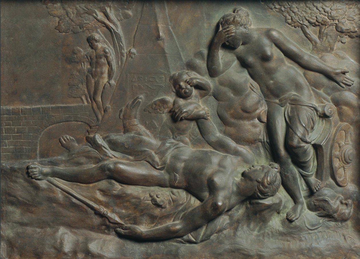 Venus visar den totala Adonis av Matthäus Donner