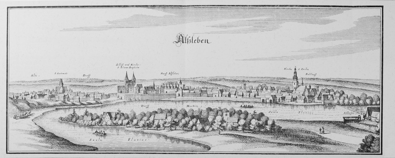 Alsleben av Matthaus Merian