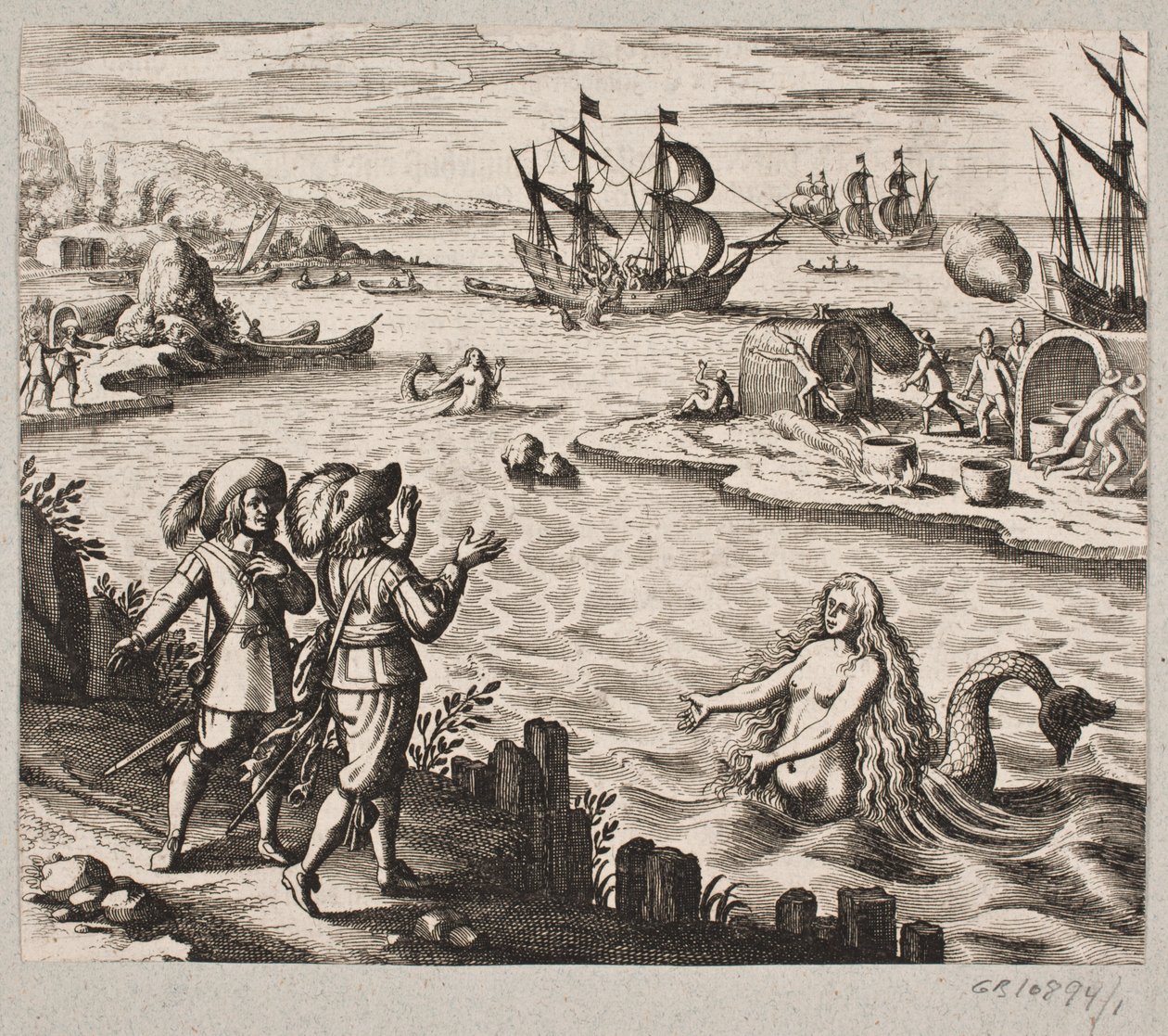 Med tystnad kan jag inte passera det underbara väsendet av Matthäus Merian d.Æ.