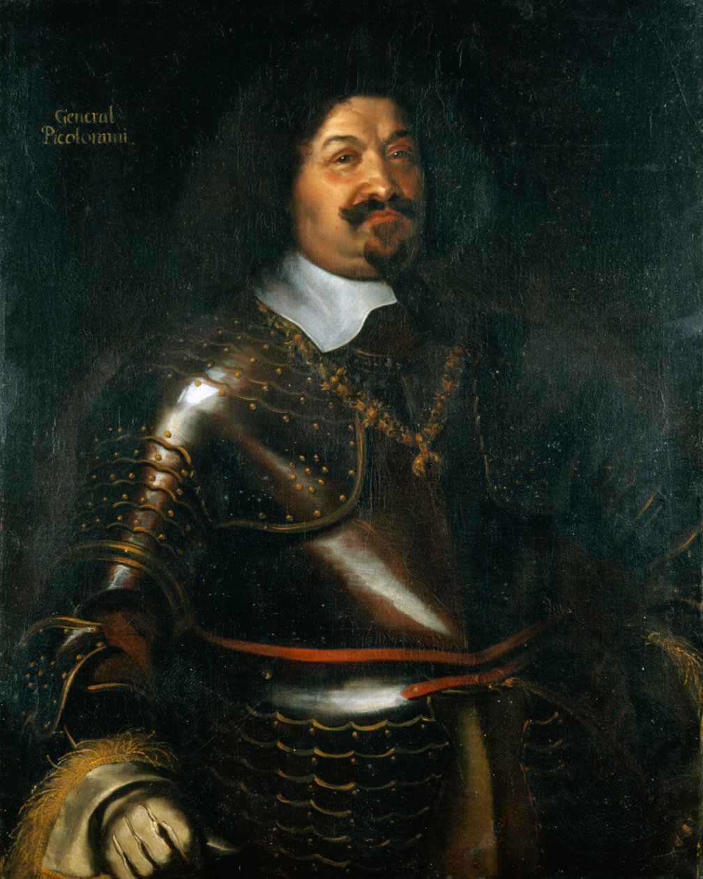 Porträtt av prins Octavio Piccolomini 1599-1656, hertig av Amalfi, 1649. av Matthaeus Merian the Younger