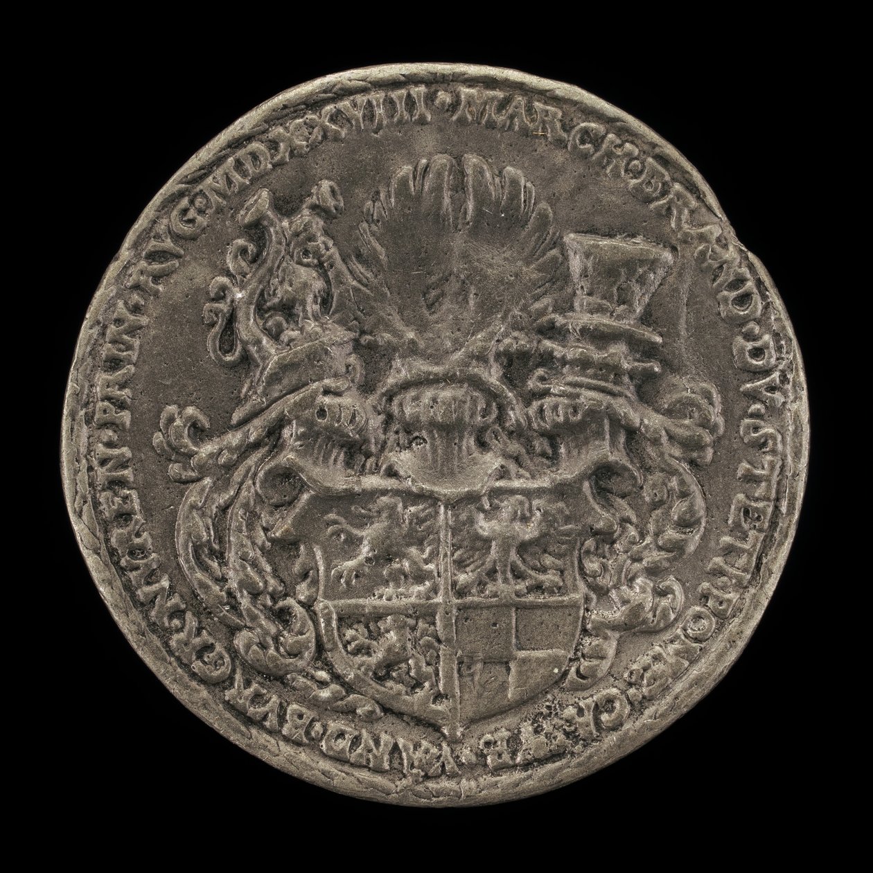 Blazon of Arms [omvänd], 1528. av Matthes Gebel