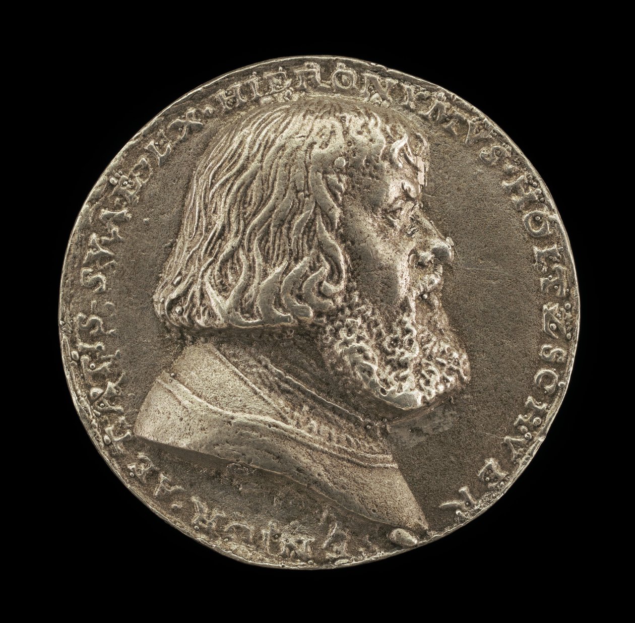 Hieronymus Holzschuher, 1469-1529, patricier av Nürnberg [framsidan], 1529. av Matthes Gebel