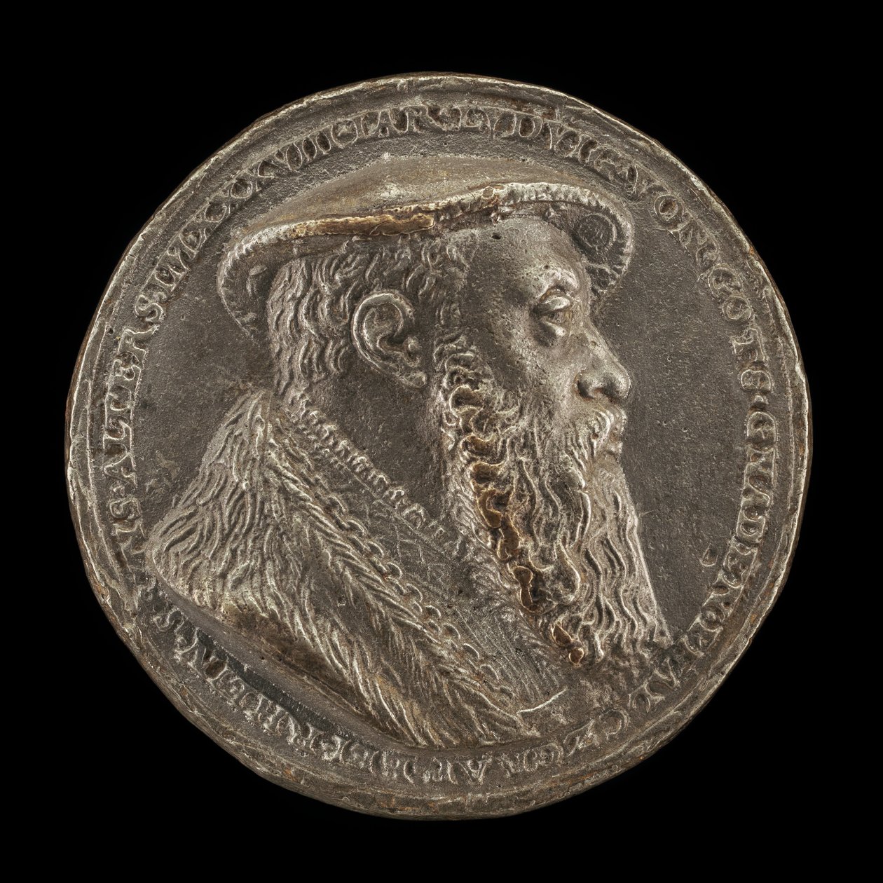 Ludwig X, 1495-1545, hertig av Bayern 1514 [framsidan], 1535. av Matthes Gebel