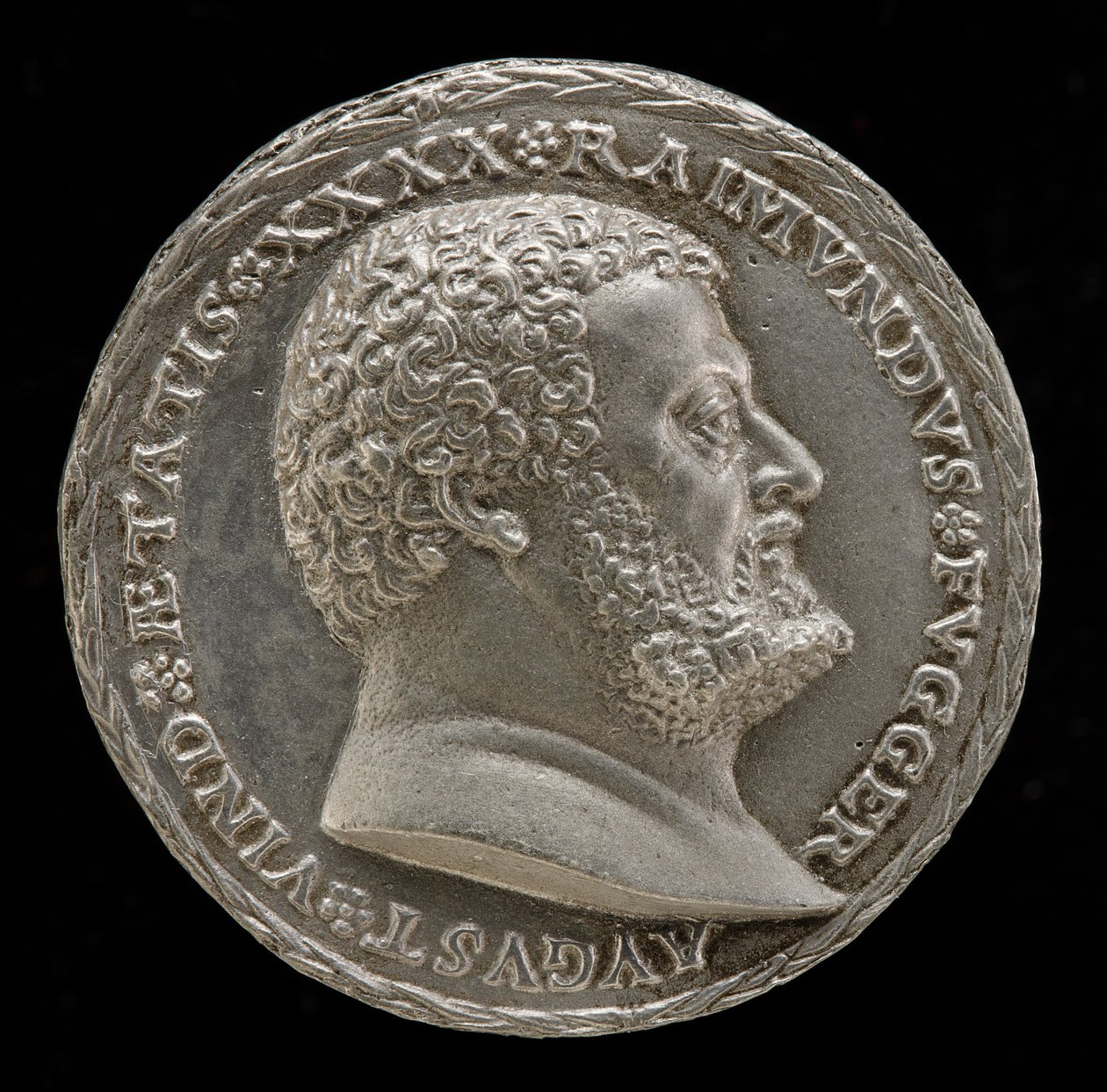 Raymund Fugger, 1489-1535, lärd och beskyddare av konsten [framsidan]. av Matthes Gebel