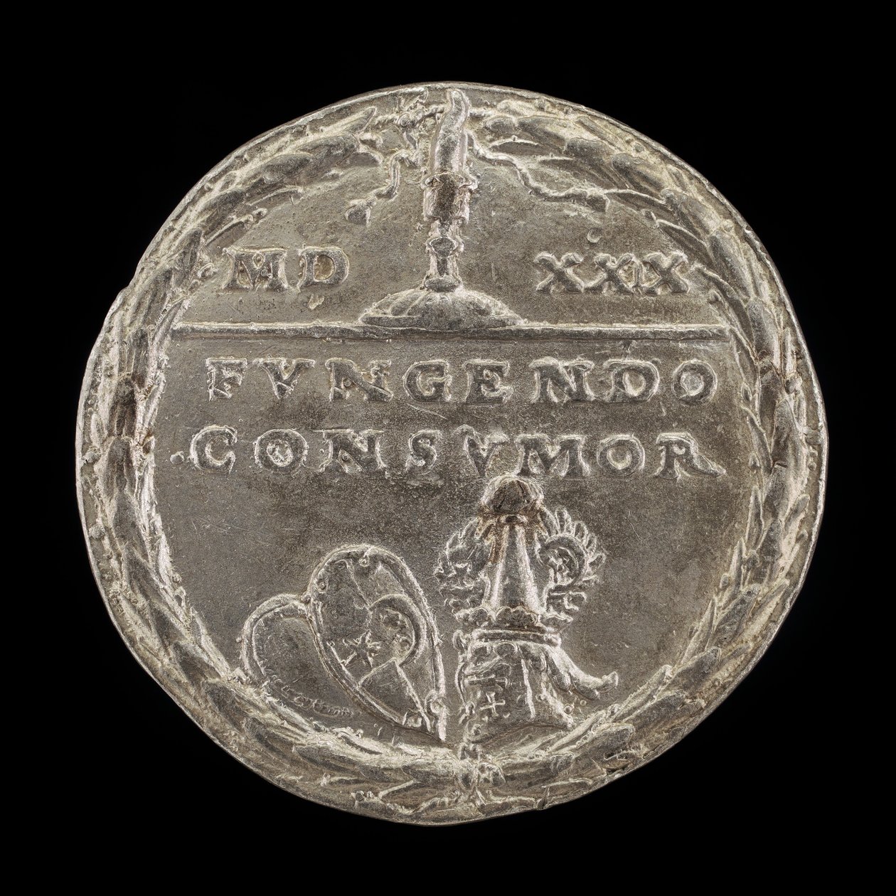 Sköldar och rodret [omvänd], 1529. av Matthes Gebel