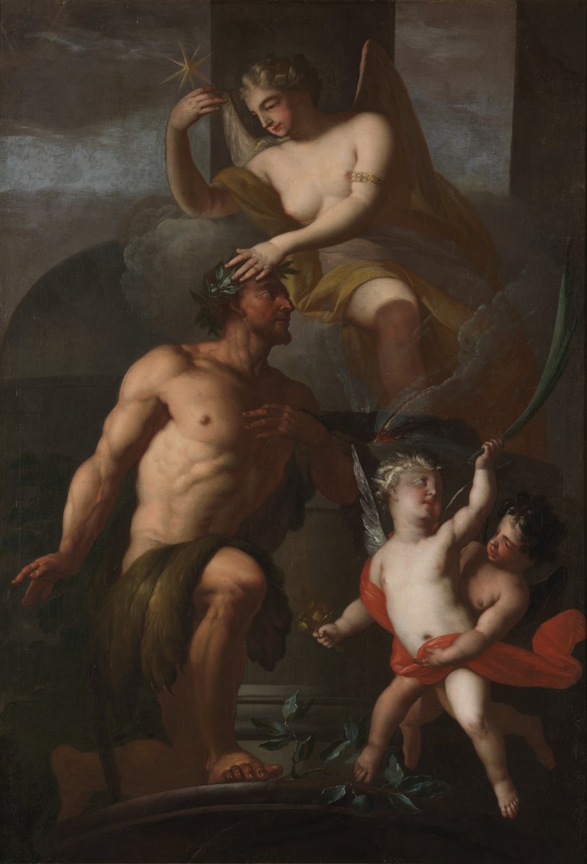 De apotheose van Hercules av Mattheus Terwesten
