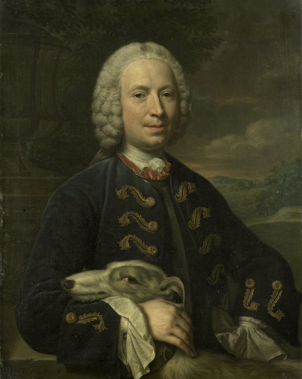 Porträtt av Coenraad van Heemskerck av Mattheus Verheyden
