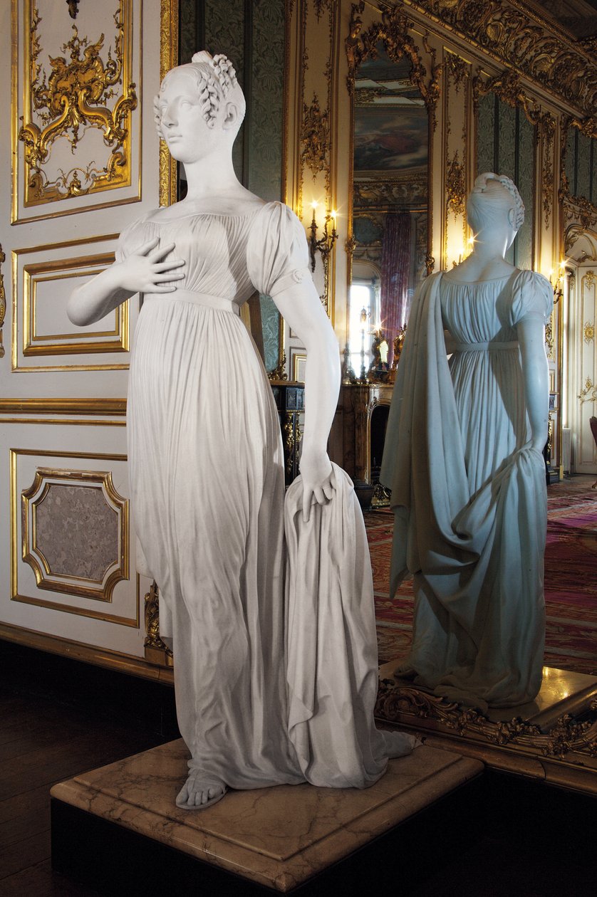 Elizabeth Manners, hertiginna av Rutland, 1826 (marmor) av Matthew Cotes Wyatt