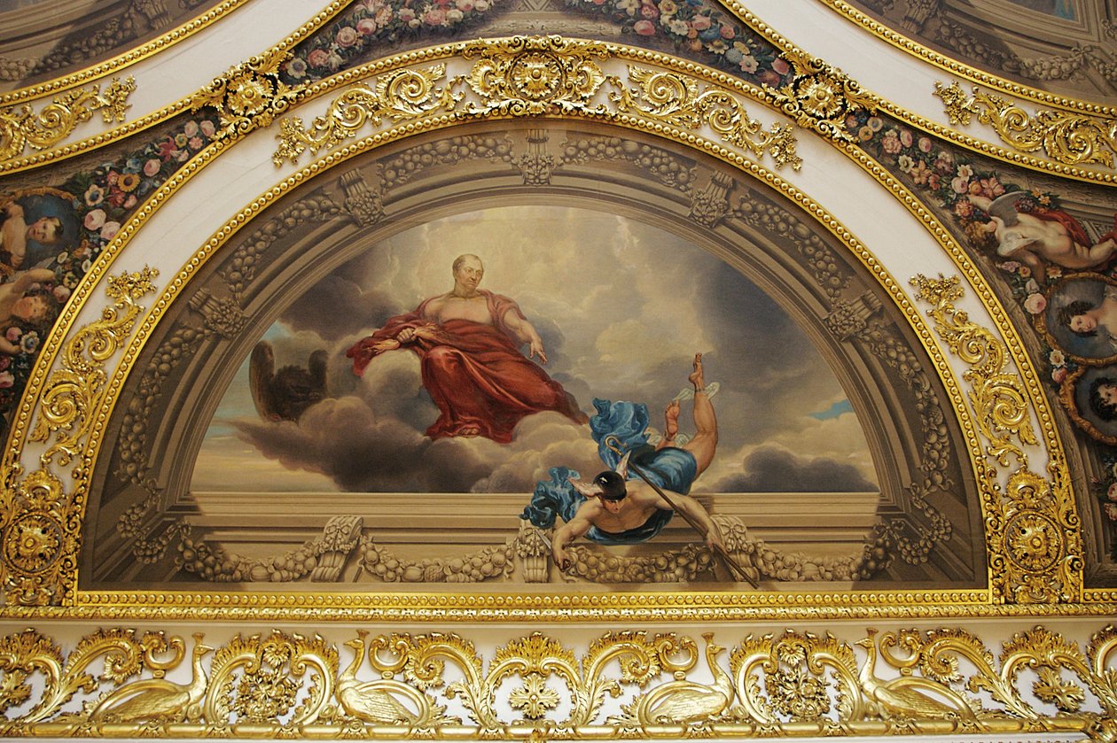 Jupiter skickar ut Merkurius på ett uppdrag, Elizabeth Saloon av Matthew Cotes Wyatt