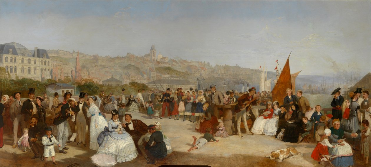 Boulognepiren, 1870 av Matthew Somerville Morgan