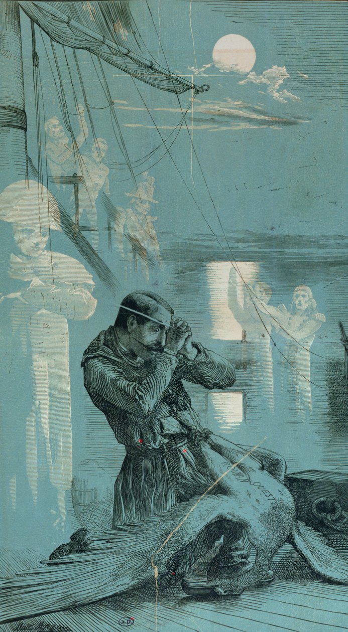 Worked by the Dead, eller Napoleons albatross, från "Tomahawk", publicerad november 1867 av Matthew Somerville Morgan
