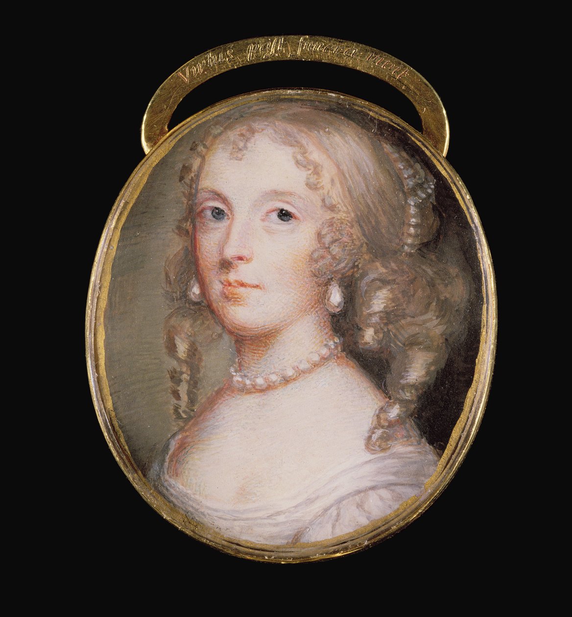 Susannah, Lady Dormer, ca 1662 (wc på vellum) av Matthew Snelling