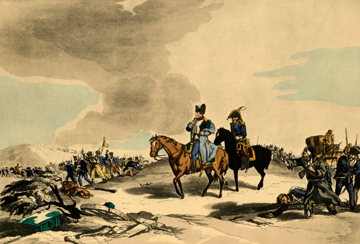 En Bas Le Manteau, eller den franska stora arméns sorl...1812, 1921. av Matthew Dubourg