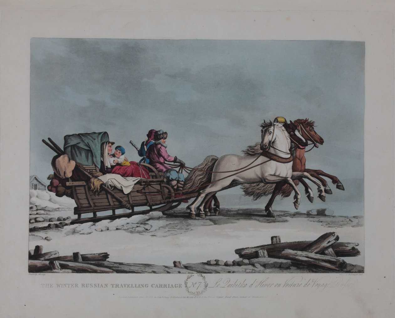Den ryska vintervagnen, 1810-talet av Matthew Dubourg