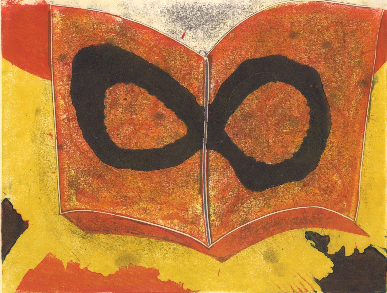 Buch, 2013 (linoleumsnitt) av Matthew Hilton