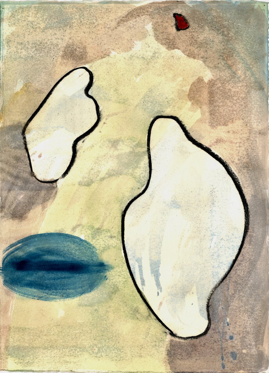 Du Serie Douce Le Matin 3, 2021 (akvarell  kolmård) av Matthew Hilton