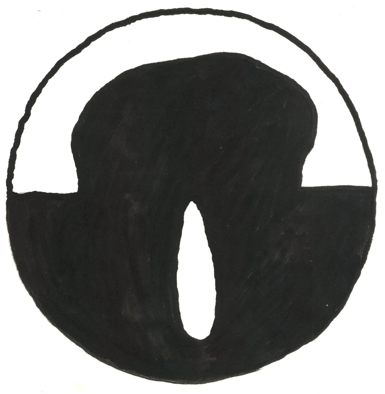 Du Serie Glyphes 7, 2017 (tusch) av Matthew Hilton