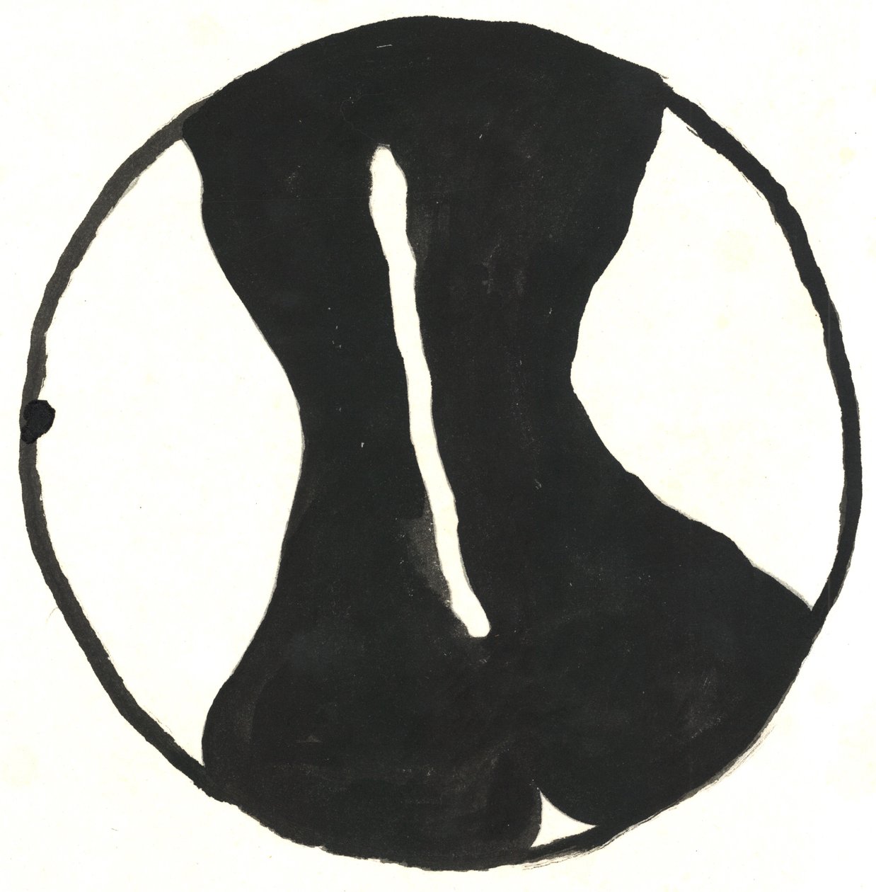 Du Serie Glyphes 8, 2017 (tusch) av Matthew Hilton