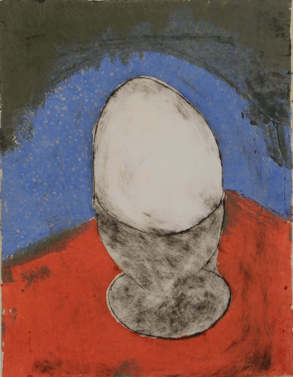 the bachelors perfect egg 1, 2010 (torrnål  stencil) av Matthew Hilton