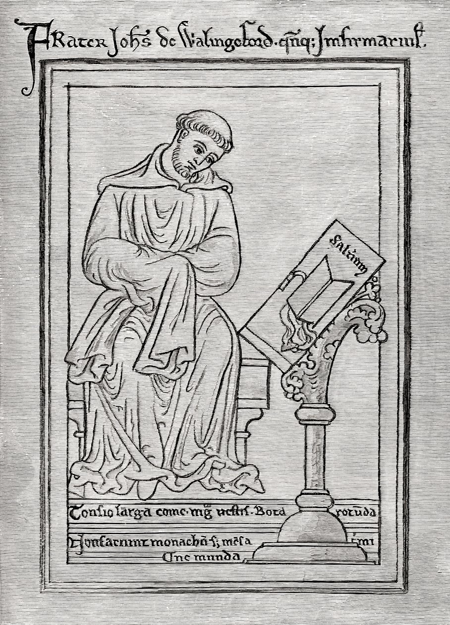 John of Wallingford, från "A Short History of the English People" av J. R. Green, publicerad 1893 av Matthew Paris