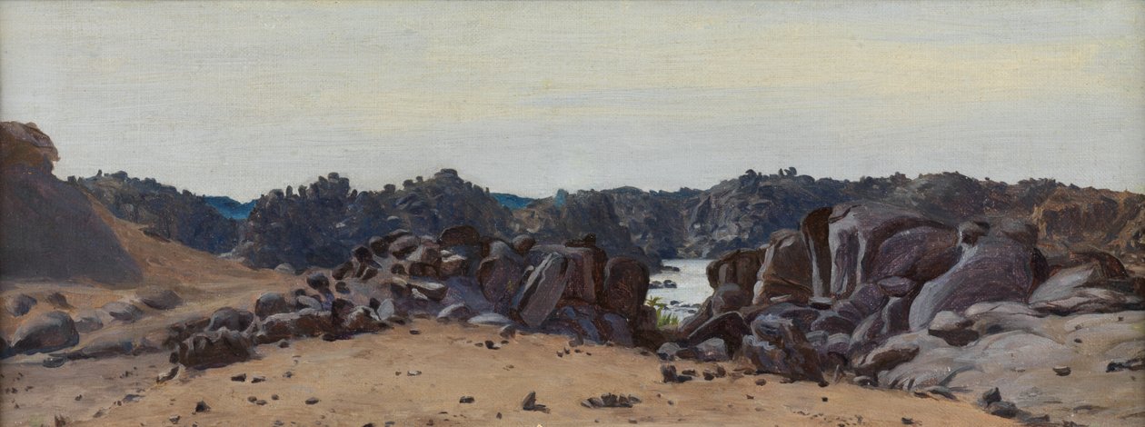 Desert and Rocks (olja ombord) av Matthew Ridley Corbet