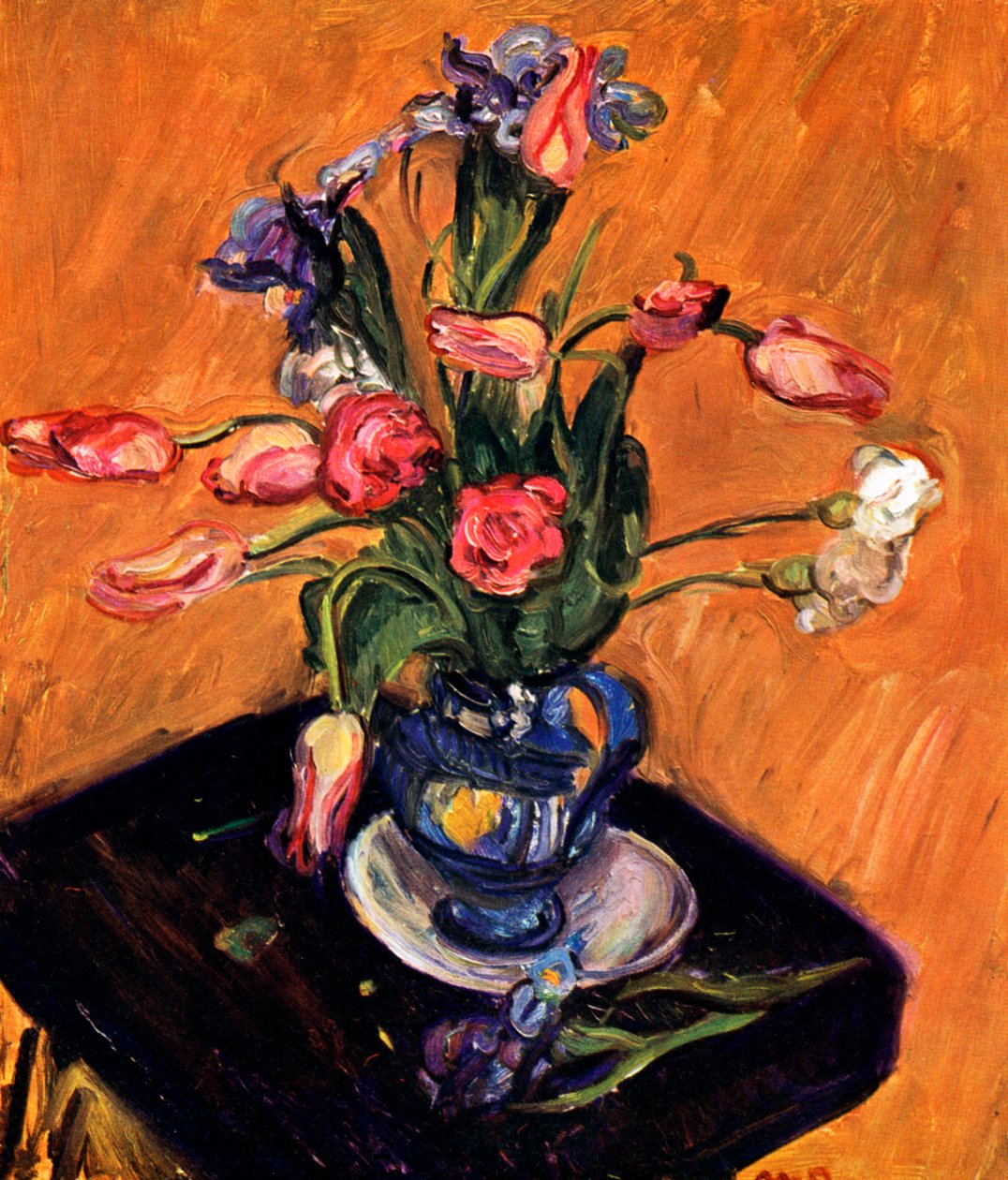 Tulpan och Iris, 1929 av Matthew Smith
