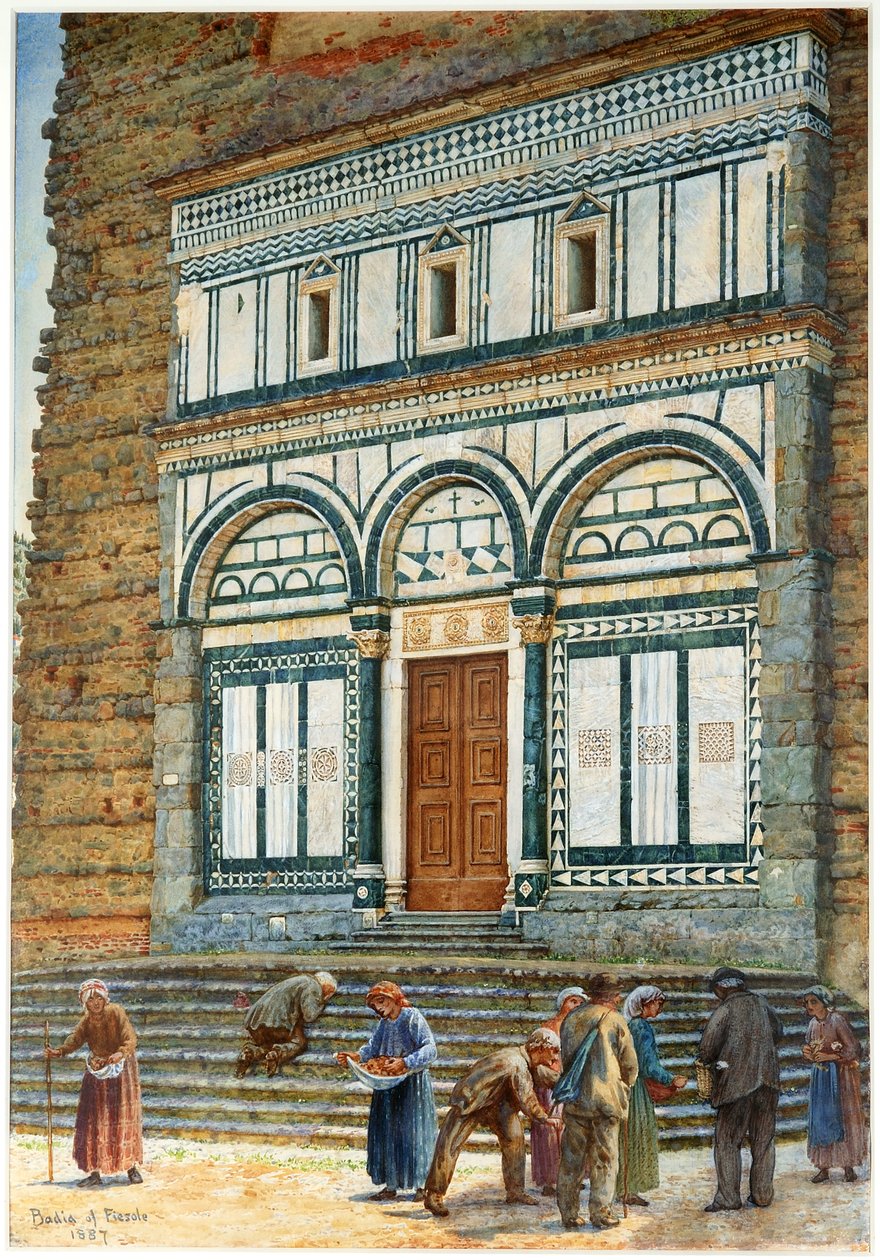 Badia av Fiesole, Florens, Italien av Matthew Thomas Rooke