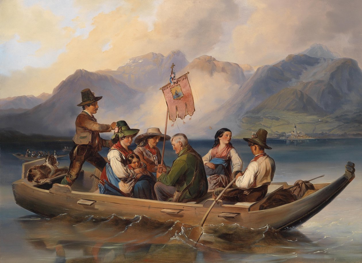 Korsning vid Wolfgangsee av Matthias Ranftl