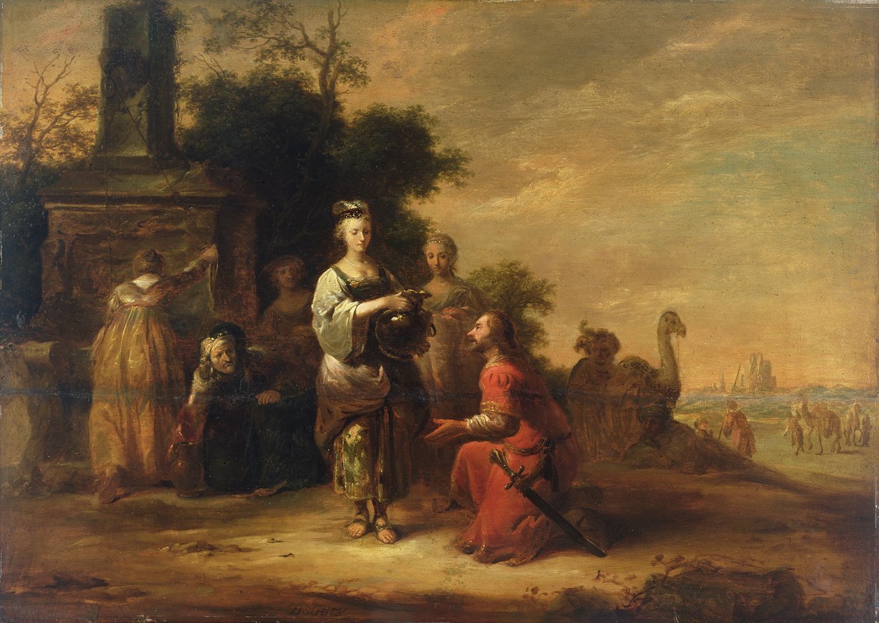 Rebecca och Eliezer av Matthias Scheits