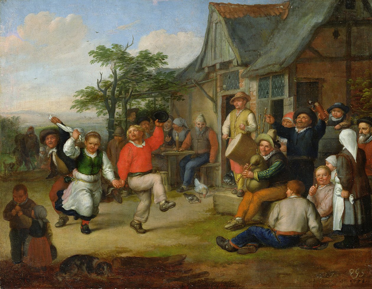 Bondedansen, 1678 (se även 150652) av Matthias Scheits