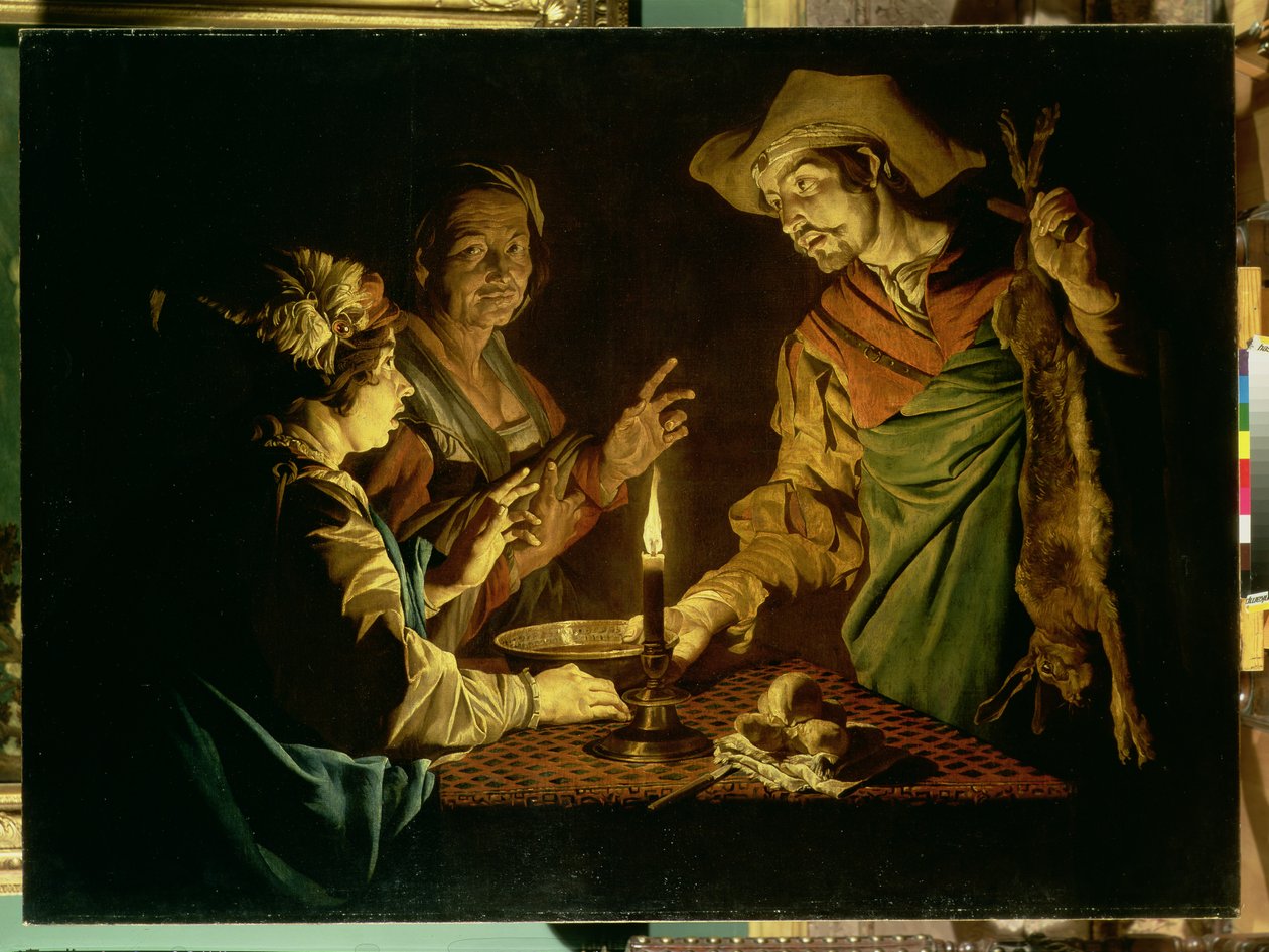 Esau och Jakob, 1640-talet av Matthias Stomer