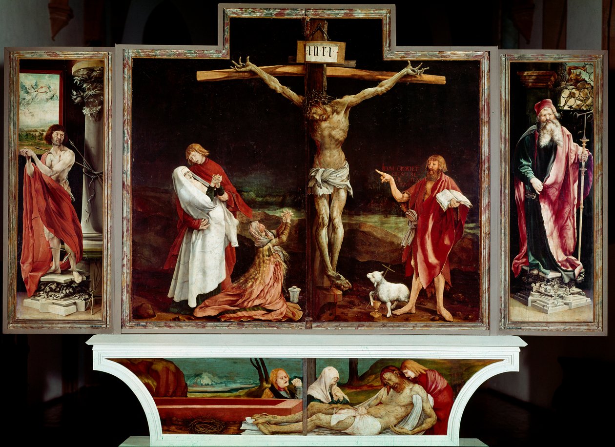 Isenheim-altartavlan, ca 1512-15 (olja på pannå) av Matthias (c.1480 1528) Grunewald