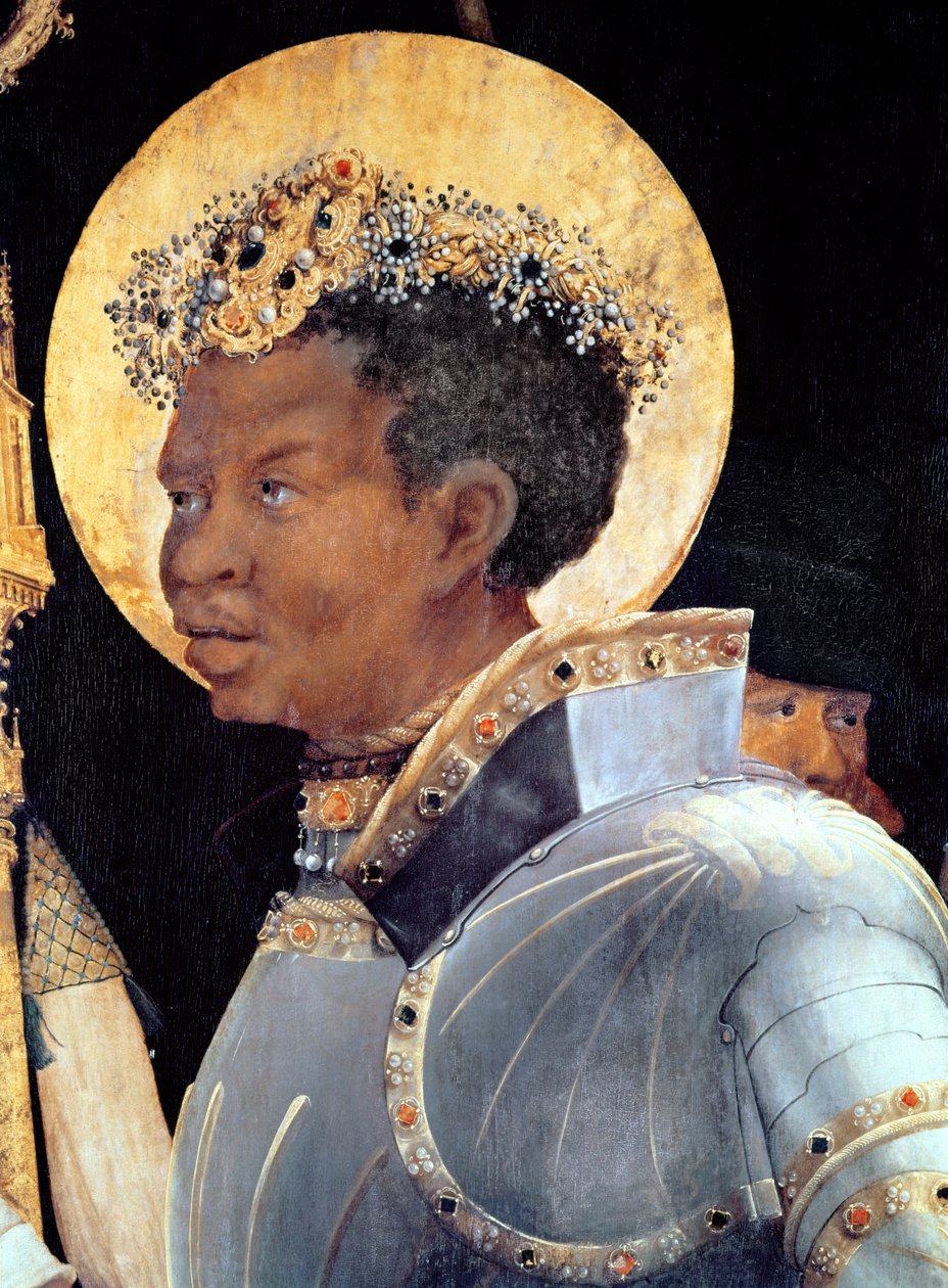 St. Maurice (detaljer) av Matthias Grünewald