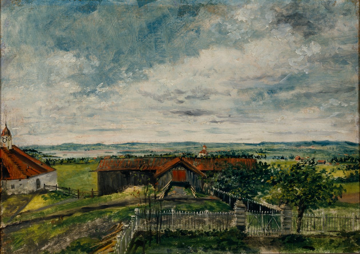 Från Torshaug i Vang (olja ombord) av Matthias Stoltenberg