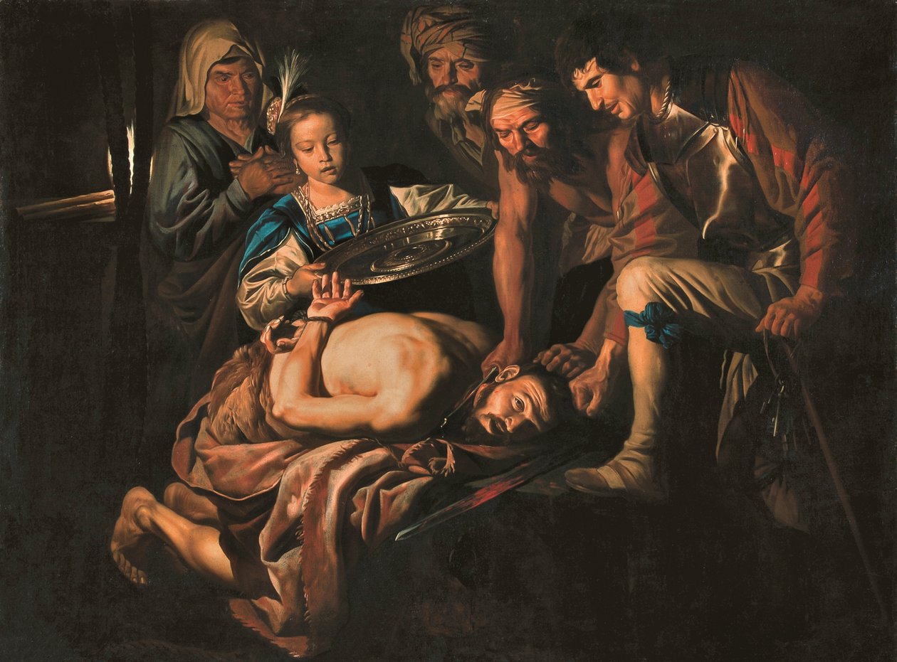 Halshuggningen av Johannes döparen, ca 1640-1645. av Matthias Stomer
