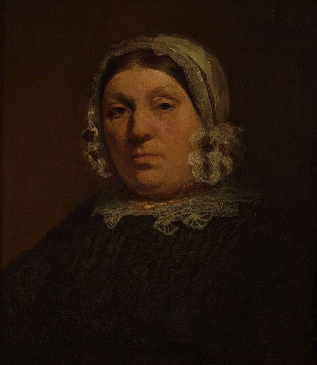 Portrait of Johanna Martina Berendes-Schmidt 1793-1868   av Matthijs Maris