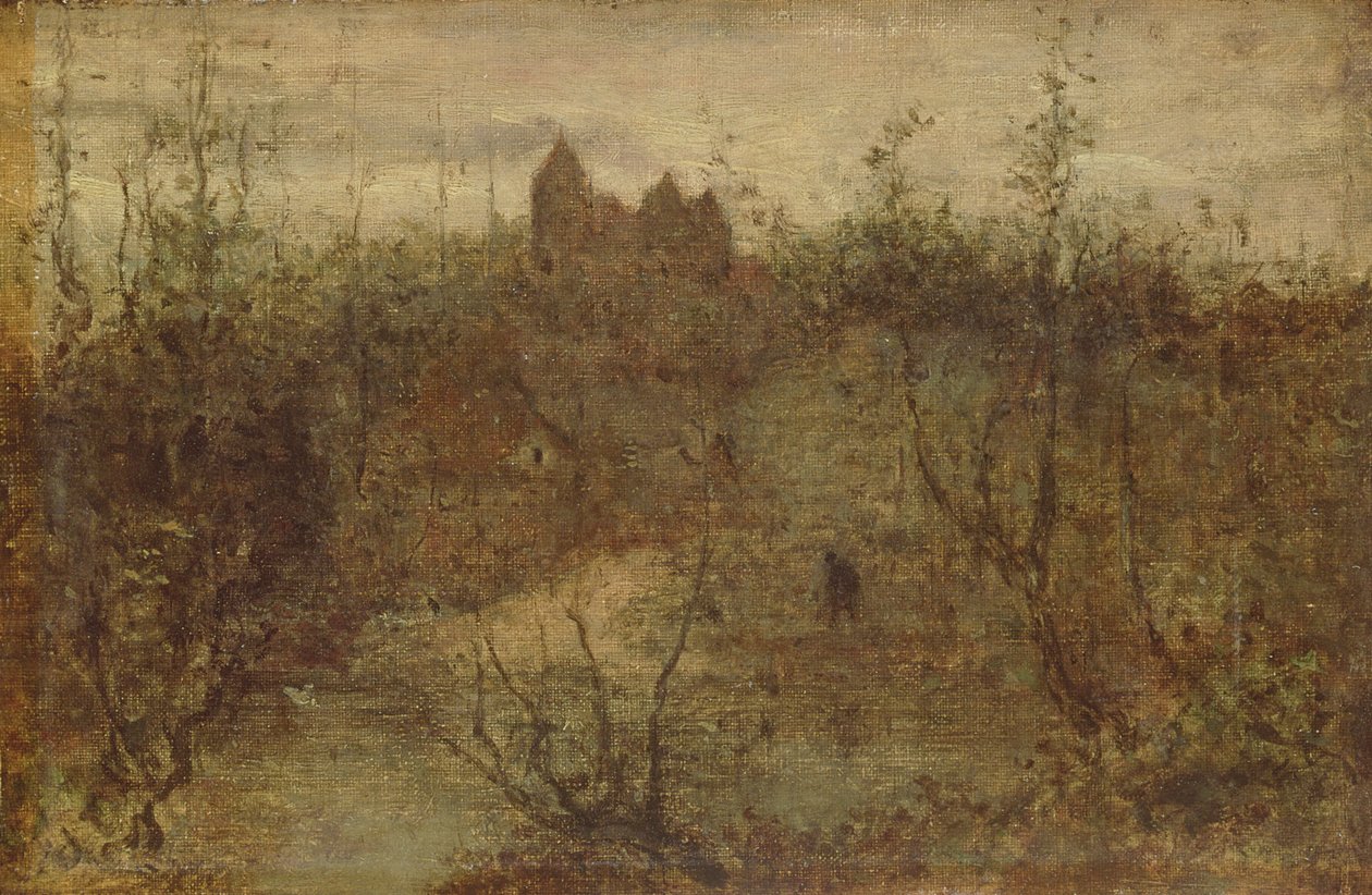 Det förtrollade slottet, ca 1887 av Matthijs Maris